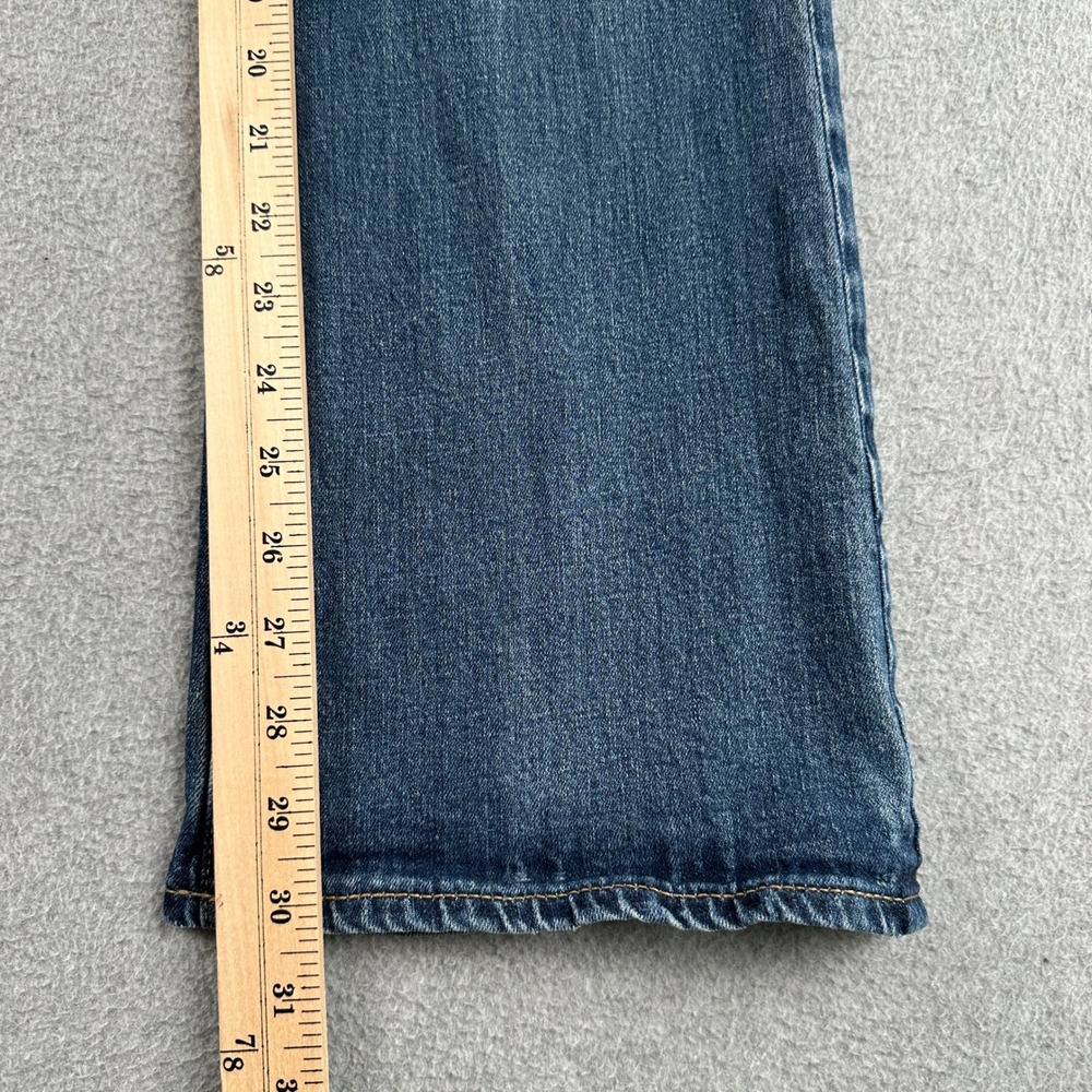 Express Jeans Womens 10 Blue Boot Low Rise Stretch Denim Casual 3115 - Picture 6 of 11